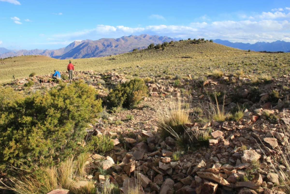 Stone circles high on a mountain