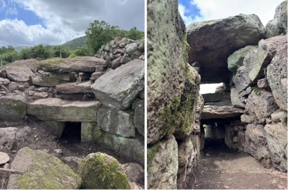 A giants' tomb with two floors