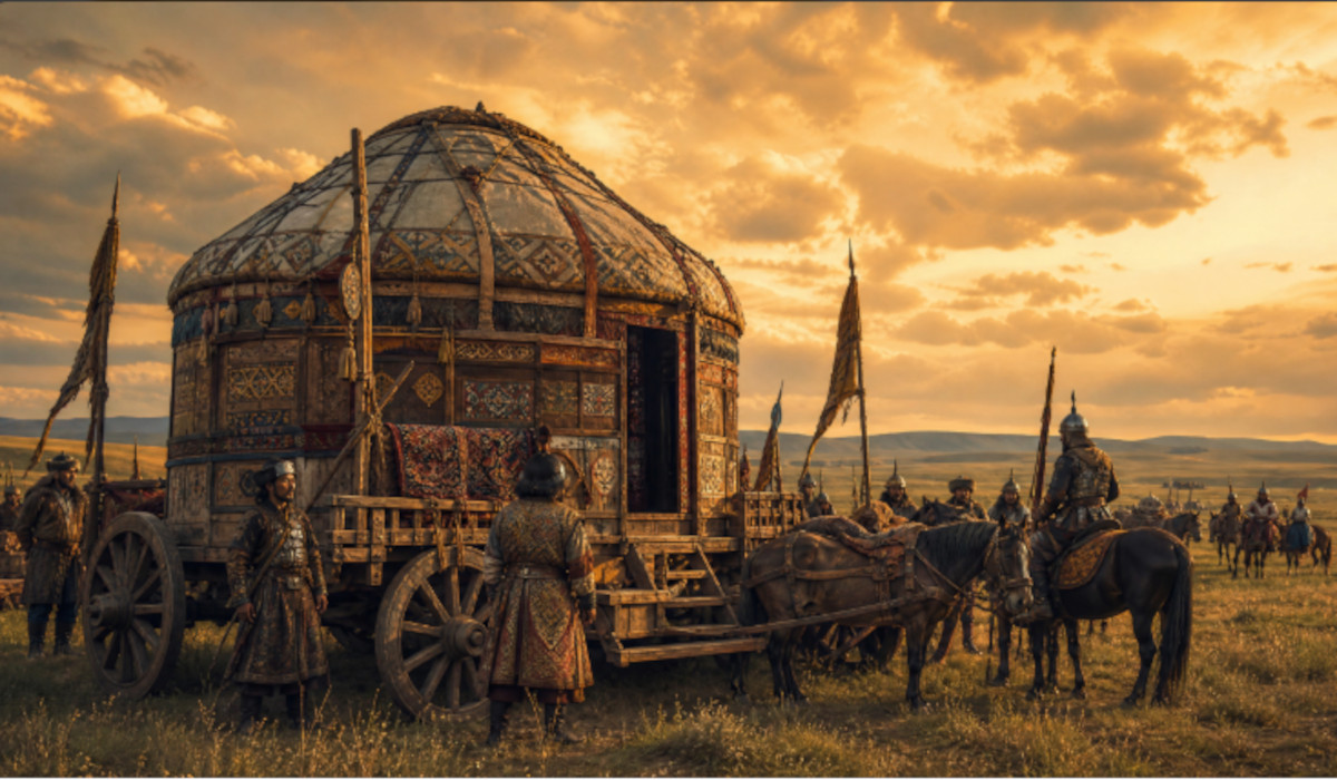 A house that rolled on wheels