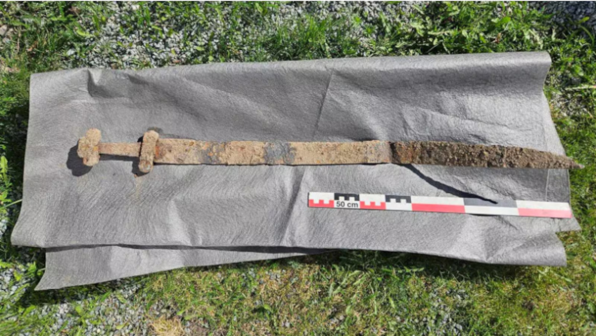 A six-year-old finds a sword