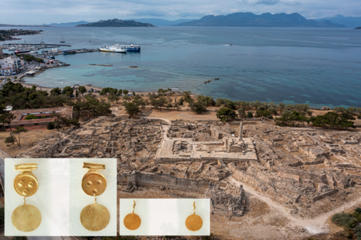 A gold hoard on a Greek island